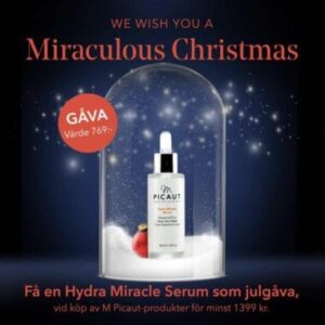 Miraculous Christmas. InCare blog. Julkampanj med Hydra Miracle Serum. Ekologisk Hudvård.