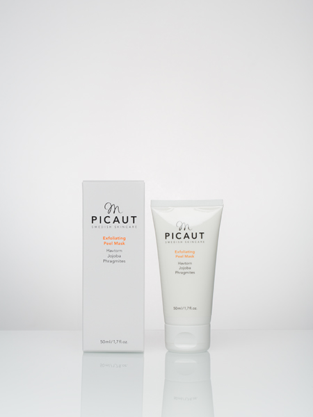 M Picaut Skincare - Exfoliating Peel Mask. Ekologisk peeling och mask i ett, för fukt och lyster.