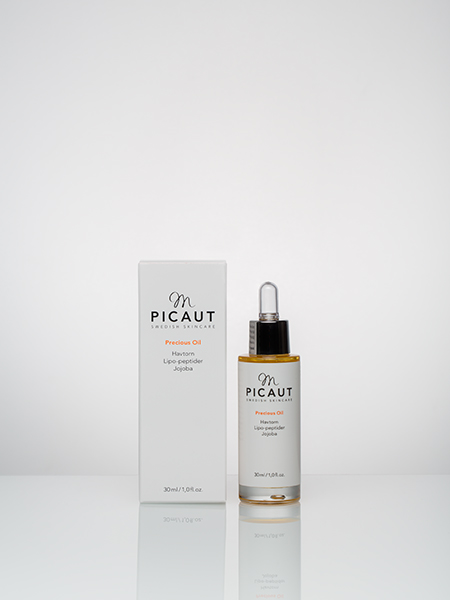 M Picaut Skincare - Precious Oil. Ekologisk och närande ansiktsolja med anti-age och naturlig glow.