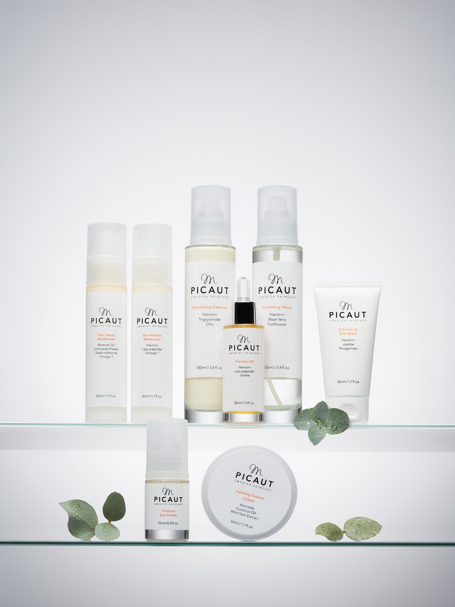 M Picaut Swedish Skincare ekologiska produkter online i InCare Shop. Aqua Purificata.