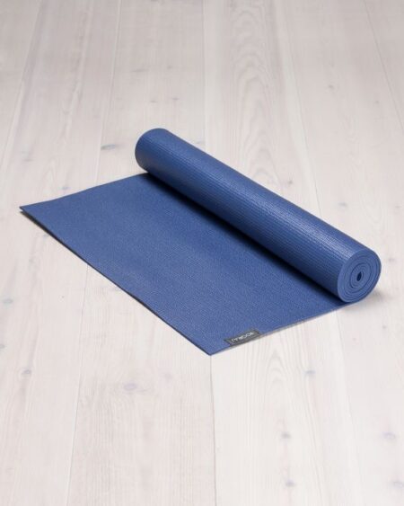 Yogiraj Yogamatta - Blå all-round-matta 4 mm i giftfri och slittålig PVC