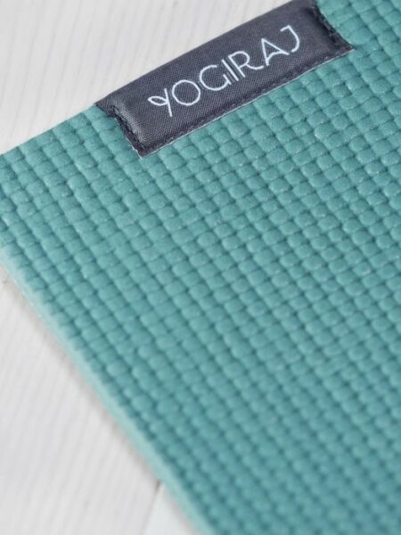 Yogiraj Yogamatta - Grön all-round-matta 4 mm i giftfri och slittålig PVC